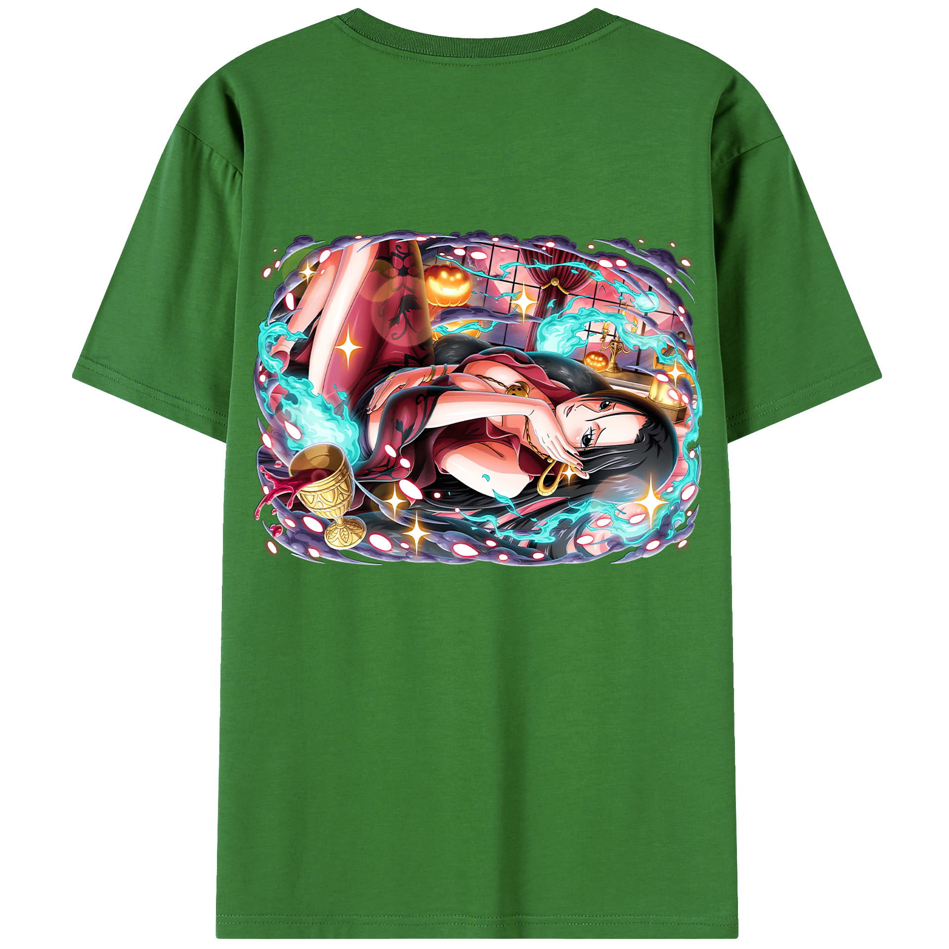 ワンピース ボア・ハンコック ONE PIECE Boa·Hancock レディース半袖Tシャツ(バックプリント)